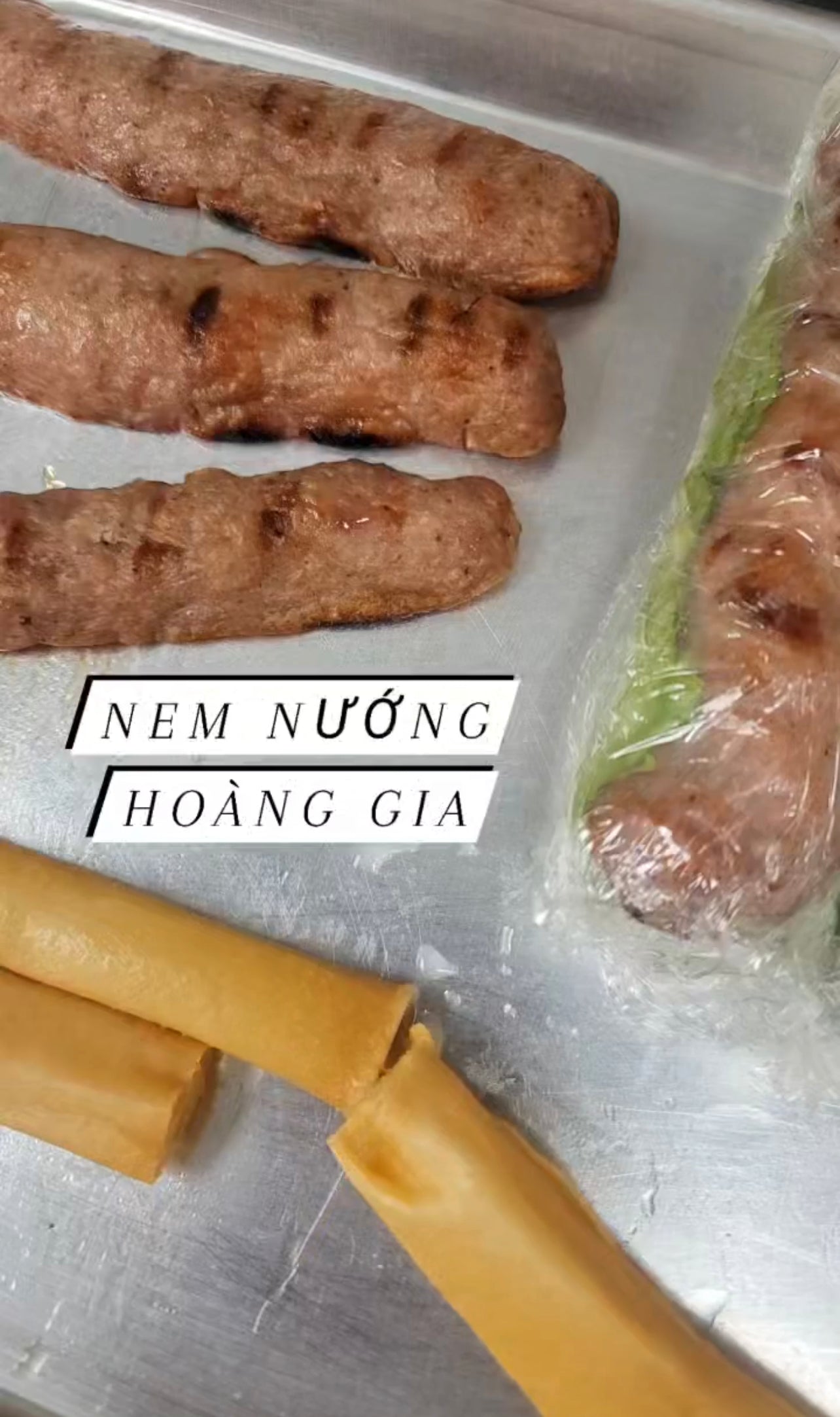 Grilled Pork Spring Rolls – Nem Nướng Cuốn
