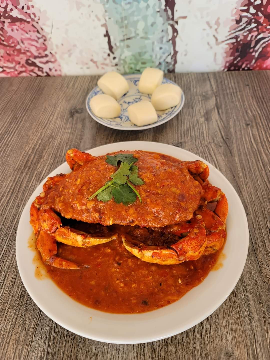 Singapore Chili Crab + Buns