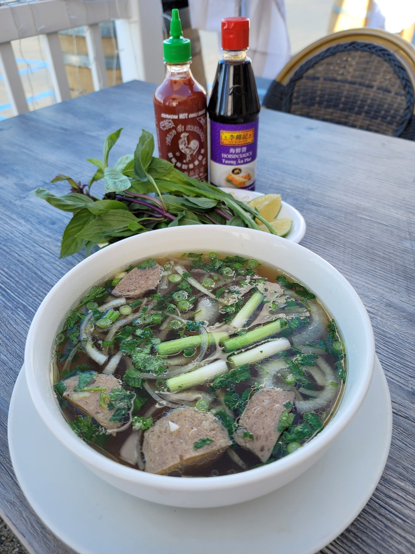 Pho Hoang Gia Rare Steak + Meat Balls
