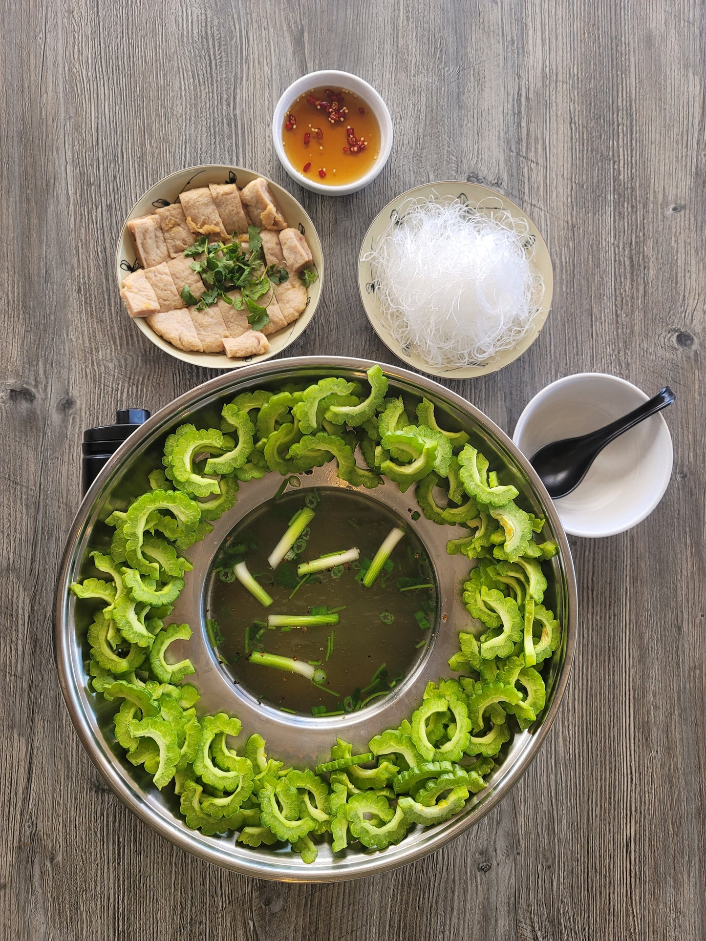 Fish Paste Hotpot - Lẩu Cá Thác Lác Khổ Qua