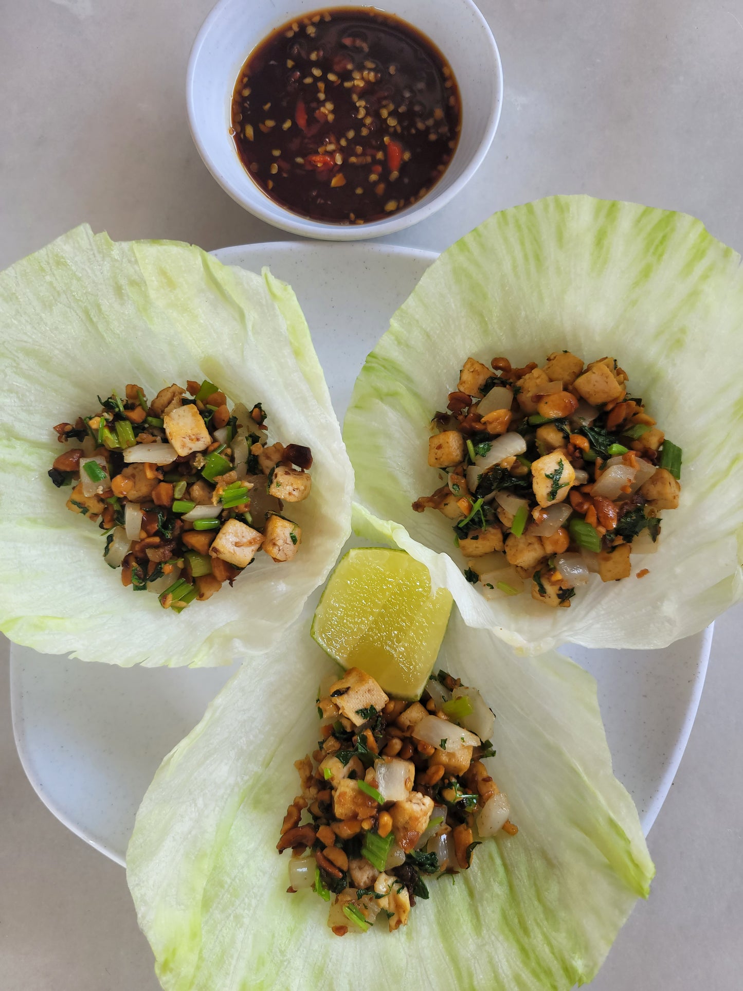 Hoàng Gia Vegan Tofu Lettuce Wraps Tray