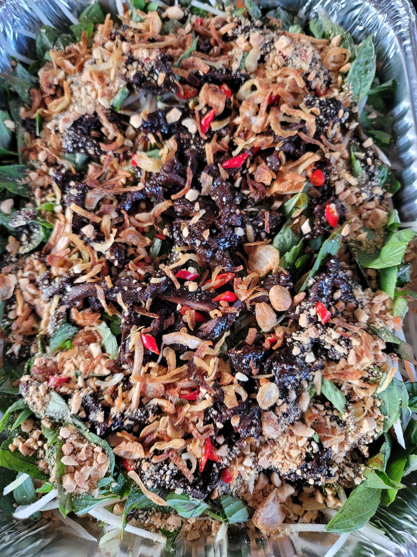 Gỏi đu đủ khô bò