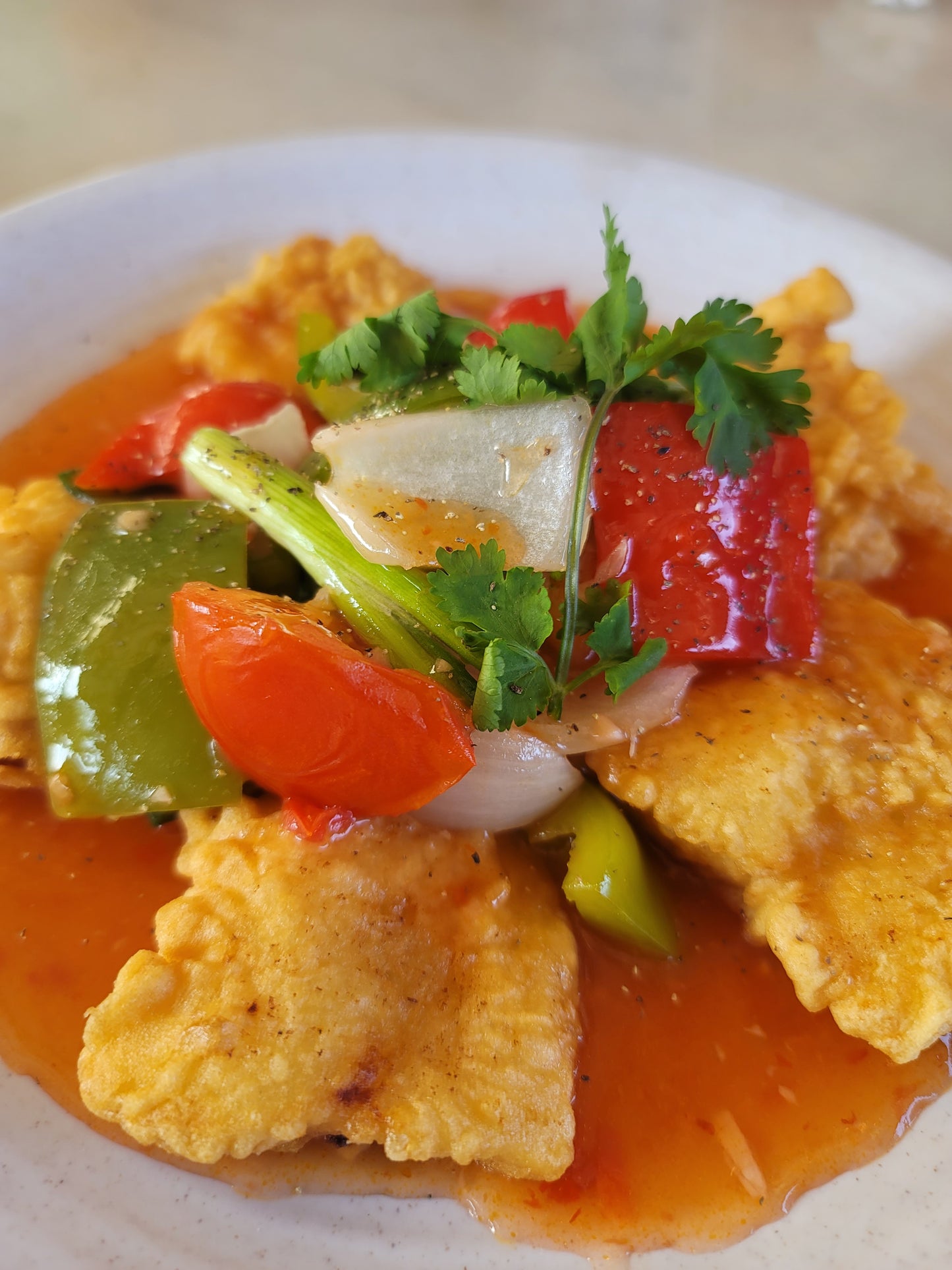 Cá Filet Chiên Giòn Sốt Thái Chua Ngọt - Basa Fried Special