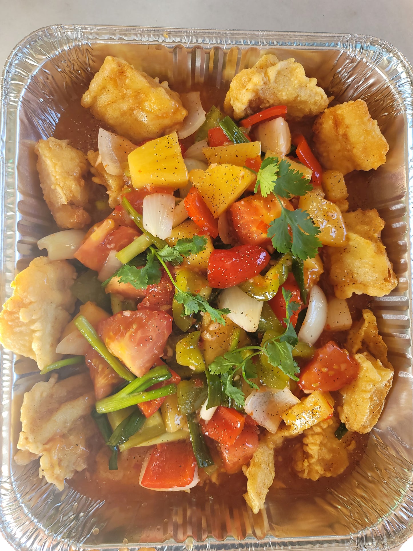 Cá Filet Chiên Giòn Sốt Thái Chua Ngọt - Basa Fried Special