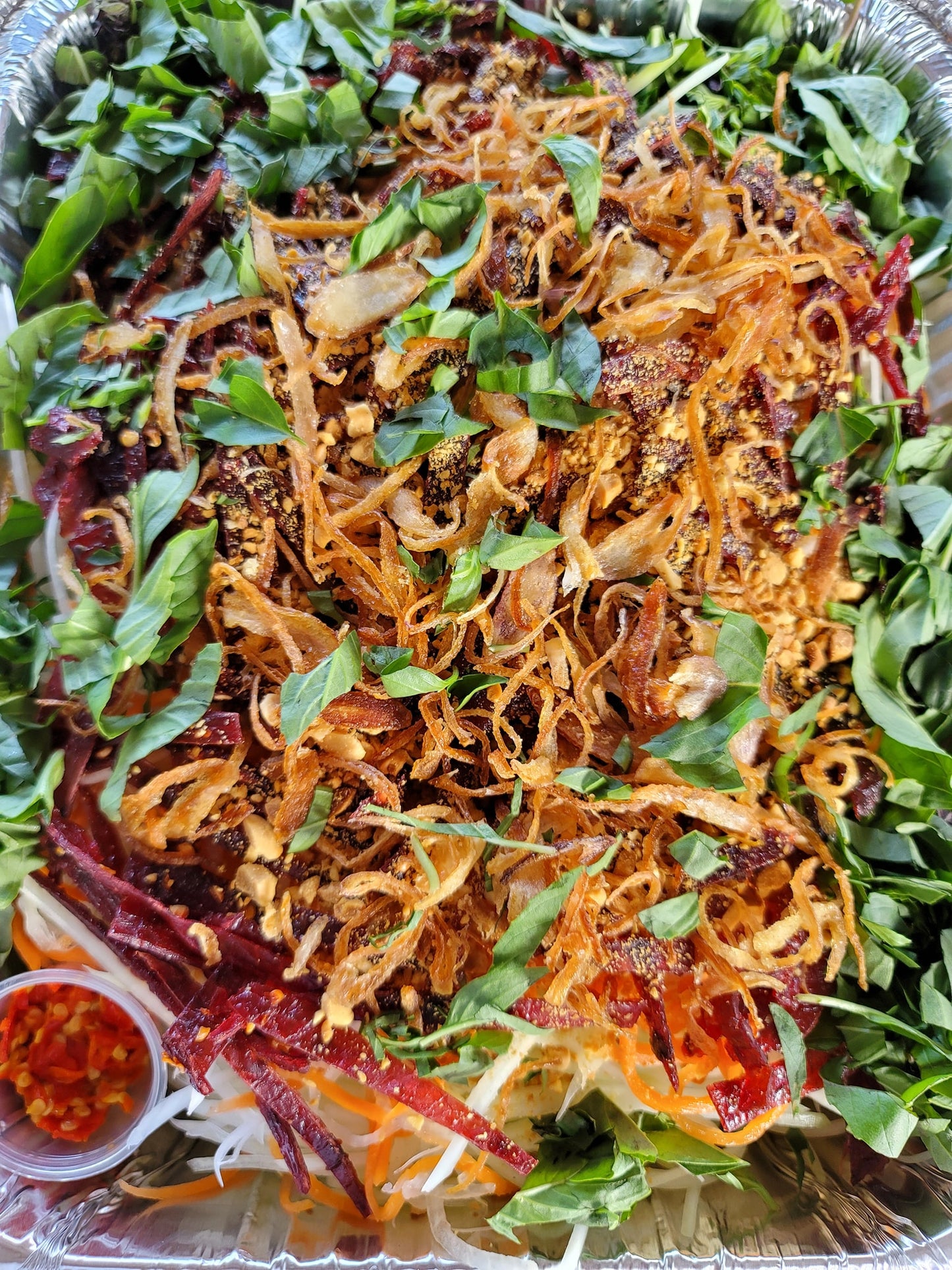 Gỏi đu đủ khô bò