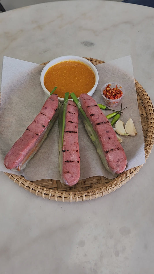 3 Grilled Pork Spring Rolls – Nem Nướng Cuốn