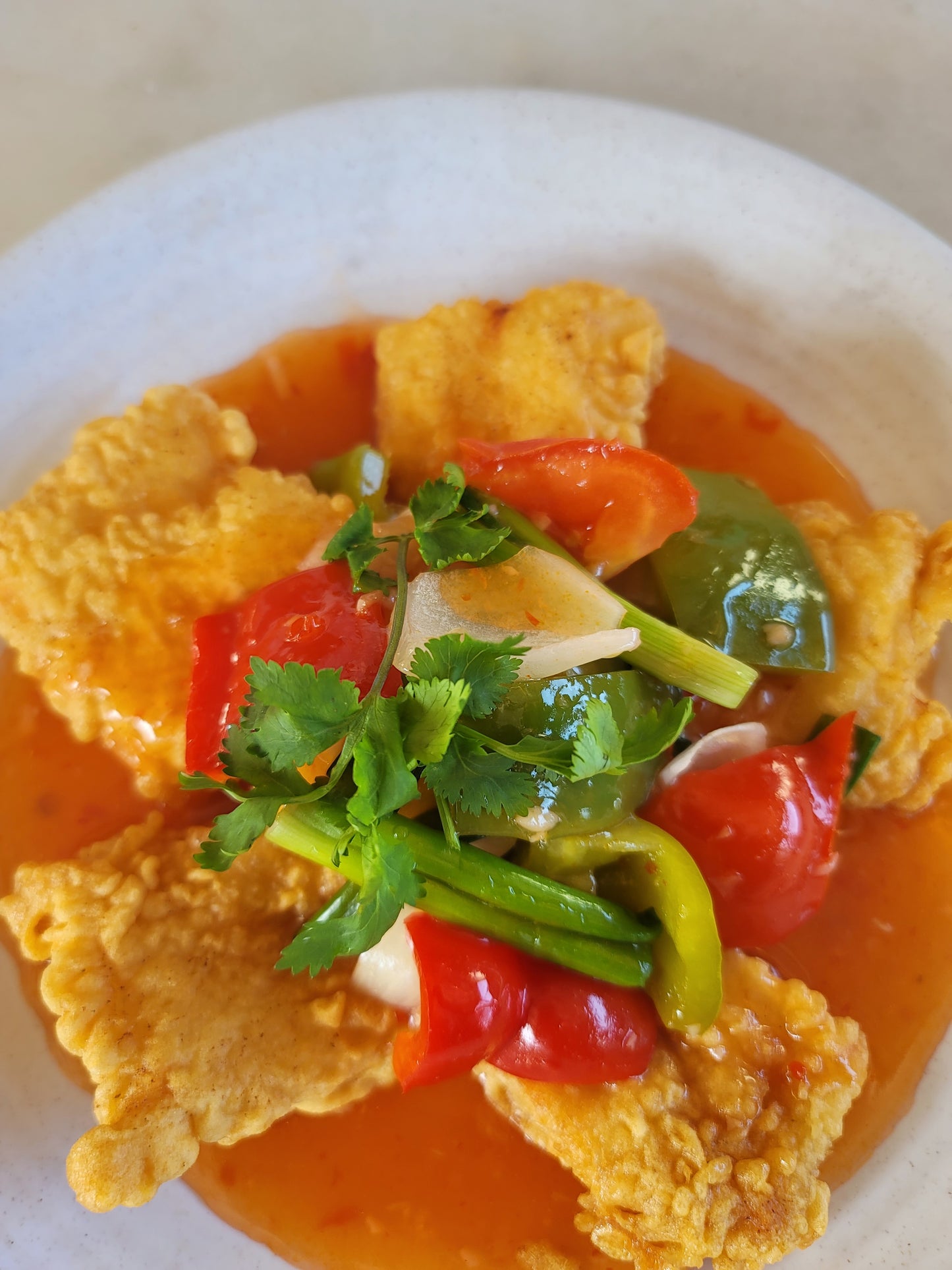 Cá Filet Chiên Giòn Sốt Thái Chua Ngọt - Basa Fried Special